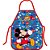 Avental Escolar Decorado Mickey 385X485MM - Imagem 1