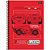 Caderno 01X1 Capa Dura CARS 80 Folhas Pacote com 04 - Imagem 5