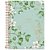 Caderno Colegial Natus 80 Folhas Capa Dura Floral Dourada (pacote com 4) - Imagem 4