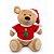 Pelúcia Natal URSO TOM Noel 38CM - Imagem 1