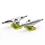 Dynamic Trucks - Lime Green Baseplate - 34mm  (Base Gravada) - Imagem 1