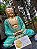 Buda 30cm Samadhi Mudra | Verde Esmeralda - Imagem 3