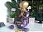 Buda Baby Amor 18cm | Chama Violeta e Dourado - Imagem 5