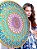 Mandala Duo Torus Lilás Turquesa (do 25cm ao 90cm) - Imagem 1