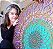 Mandala Duo Torus Turquesa Lilás (do 25cm ao 90cm) - Imagem 2