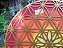 Mandala Duo Flower of Life | Tons quentes (do 25cm ao 90cm) - Imagem 8