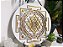 Mandala Duo Sri Yantra | Branco (do 25cm ao 90cm) - Imagem 7