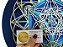 Mandala 3D 5C Cubo de Metatron | Azul (do 25cm ao 90cm) - Imagem 5