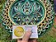 Mandala 3D 8C Flor de Lótus | Verde, branco e ouro (do 25cm ao 90cm) - Imagem 6