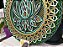 Mandala 3D 8C Flor de Lótus | Verde, branco e ouro (do 25cm ao 90cm) - Imagem 5