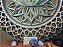Mandala 3D 8C Flor de Lótus | Verde menta e mahogany (do 25cm ao 90cm) - Imagem 2