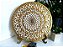 Mandala Duo Torus Gold White 30cm - Imagem 1