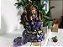 Deusa Lakshmi 23cm | Violeta e Dourado - Imagem 2