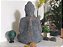Buda 30cm Samadhi Mudra | Cinza mescla - Imagem 3