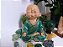 Buda Sorriso 20cm | Verde Outono - Imagem 1