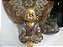 Buda Sorriso 20cm | Rosê Gold e Ouro - Imagem 1