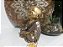 Buda Sorriso 20cm | Rosê Gold e Ouro - Imagem 3