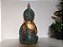 Buda Baby 27cm Dhyana Mudra | Turquesa e Dourado - Imagem 4