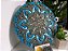 Mandala Duo Azul Turquesa 25cm - Imagem 3