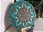 Mandala Duo Verde Turquesa 25cm - Imagem 4