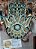 Mão de Hamsa 3D 20cm | Dourados e verde - Imagem 3