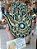 Mão de Hamsa 3D 20cm | Dourados e verde - Imagem 2