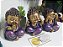 Trio de Budinhas Sábios 12cm | Chama Violeta - Imagem 2