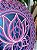 Mandala 3D 8C Flor de Lótus | Azul, fucsia e violeta (do 25cm ao 90cm) - Imagem 3