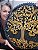 Mandala 3D 6C Árvore da Vida | Gold Blue (do 25cm ao 90cm) - Imagem 4