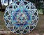 Mandala 3D 5C Cubo de Metatron  | Azul vazado (do 25cm ao 90cm) - Imagem 2
