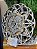 Mandala 3D 5C Cubo de Metatron  | Branca vazada (do 25cm ao 90cm) - Imagem 4