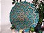 Mandala 3D 9C Dhalia | Turquesa e ouro (do 25cm ao 90cm) - Imagem 9