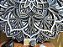 Mandala 3D 9C Dhalia | Branco, cinzas e negro (do 25cm ao 90cm) - Imagem 3