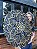 Mandala 3D 9C Dhalia | Azul Oxford e ouro (do 25cm ao 90cm) - Imagem 9