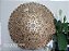 Mandala 3D 9C Dhalia | Mahogany marfim e ouro (do 25cm ao 90cm) - Imagem 2