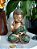 Buda Baby 27cm Karana Mudra | Verde e Dourado - Imagem 1