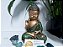 Buda Baby 27cm Karana Mudra | Verde e Dourado - Imagem 2