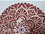 Mandala 3D 9C Dhalia | Rose, marsala e ouro (do 25cm ao 90cm) - Imagem 5