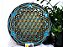 Mandala 3D 4C Flor da Vida | Azul turquesa, negro e dourado (do 30cm ao 70cm) - Imagem 1