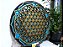 Mandala 3D 4C Flor da Vida | Azul turquesa, negro e dourado (do 30cm ao 70cm) - Imagem 3