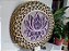 Mandala 3D 8C Flor de Lótus | Branco, ouro e violeta (do 25cm ao 90cm) - Imagem 5