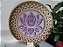 Mandala 3D 8C Flor de Lótus | Branco, ouro e violeta (do 25cm ao 90cm) - Imagem 3