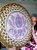 Mandala 3D 8C Flor de Lótus | Branco, ouro e violeta (do 25cm ao 90cm) - Imagem 1