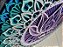 Mandala 3D 8C Flor de Lótus | violetas, azuis e turquesas (do 25cm ao 90cm) - Imagem 4