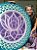 Mandala 3D 8C Flor de Lótus | violetas, azuis e turquesas (do 25cm ao 90cm) - Imagem 1