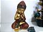 Buda 25cm Baby Amor | Carmim e ouro - Imagem 1