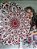 Mandala 3D 7C Flor de Gaia | Paleta Marsala (do 40cm ao 90cm) - Imagem 1