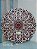 Mandala 3D 7C Flor de Gaia | Paleta Marsala (do 40cm ao 90cm) - Imagem 3