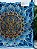Mandala 3D 9C Nirvana | Azul e ouro (do 25cm ao 90cm) - Imagem 3