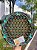 Mandala 3D 4C Flor da Vida | Verde turquesa, negro e dourado (do 30cm ao 70cm) - Imagem 4